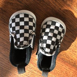 Vans Size 1 - Infant Checkerboard Slip Ons